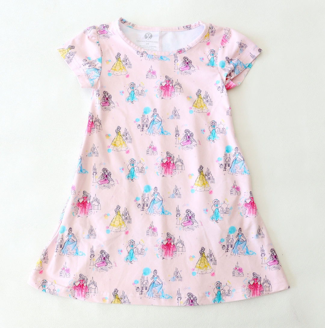 Charlie's Project Princess Castles T-Shirt Dress