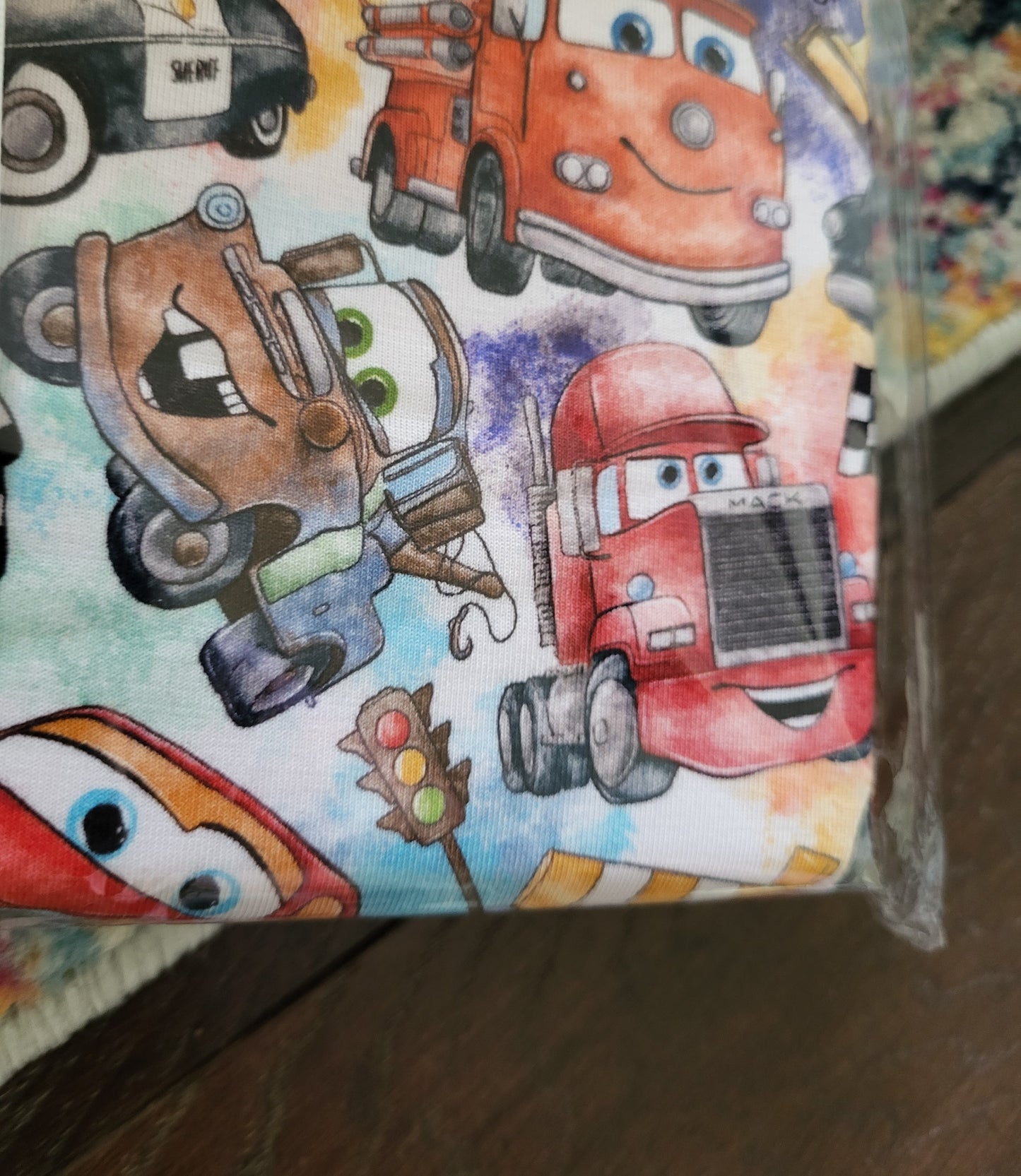 Little Snuggles Cars Go Vroom Bamboo Blanket