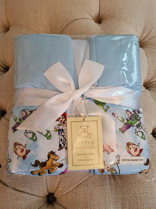Little Snuggles Story Time Quilted Bamboo Blanket