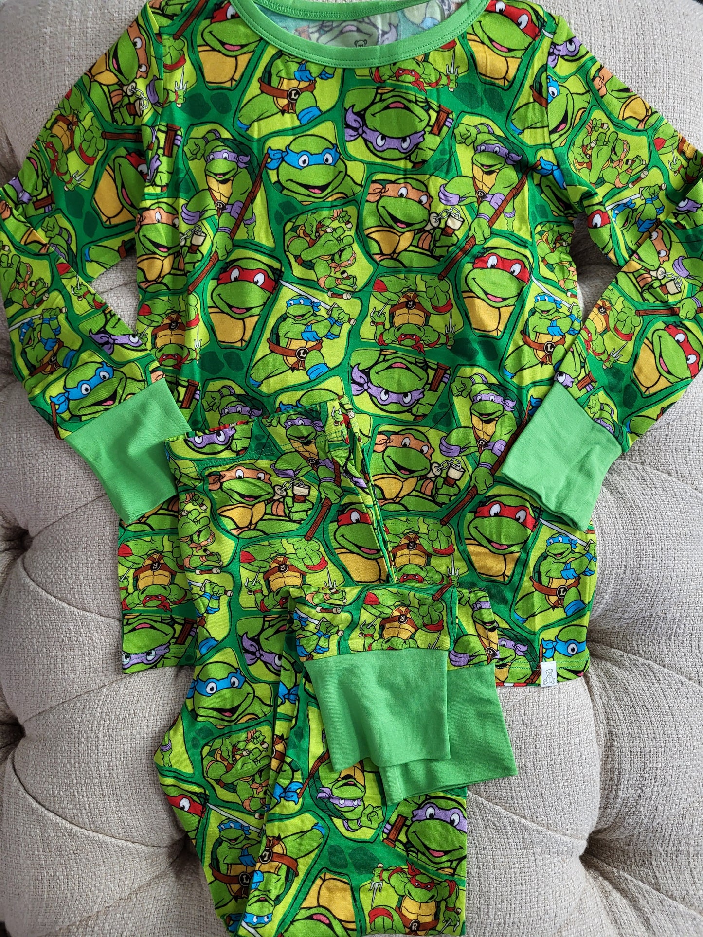 Little Snuggles Turtle Power Long-Sleeve Pajamas