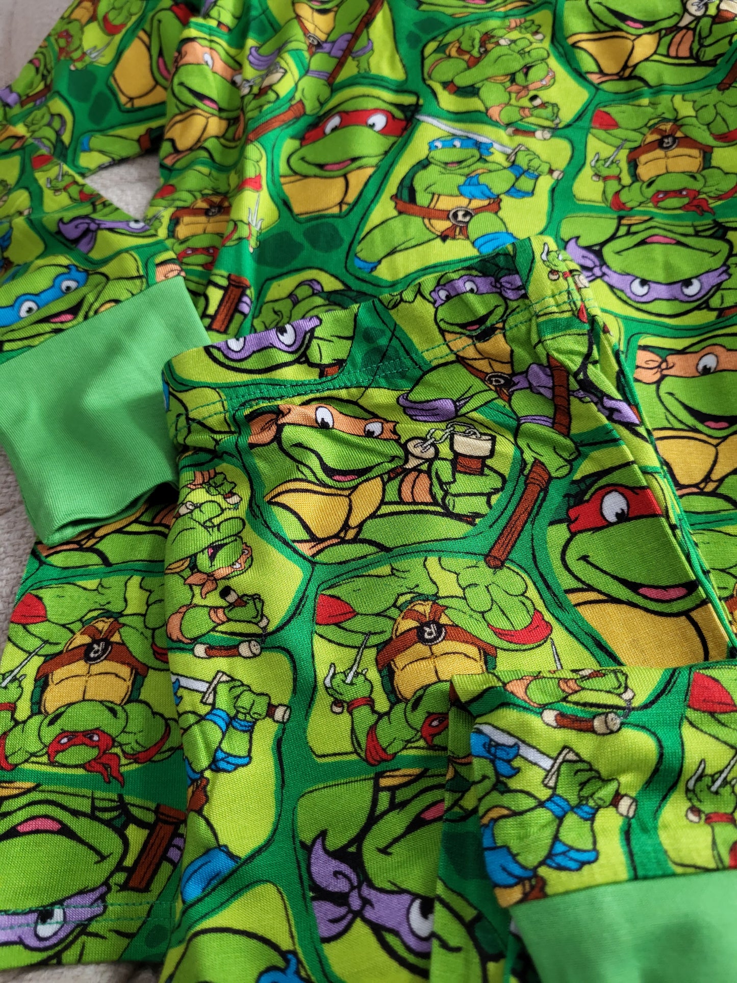 Little Snuggles Turtle Power Long-Sleeve Pajamas