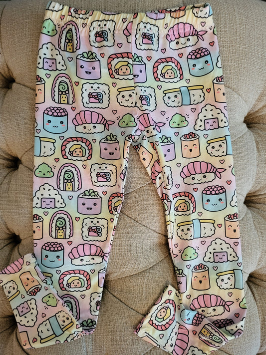 Bubbabeans Sushi Party Leggings