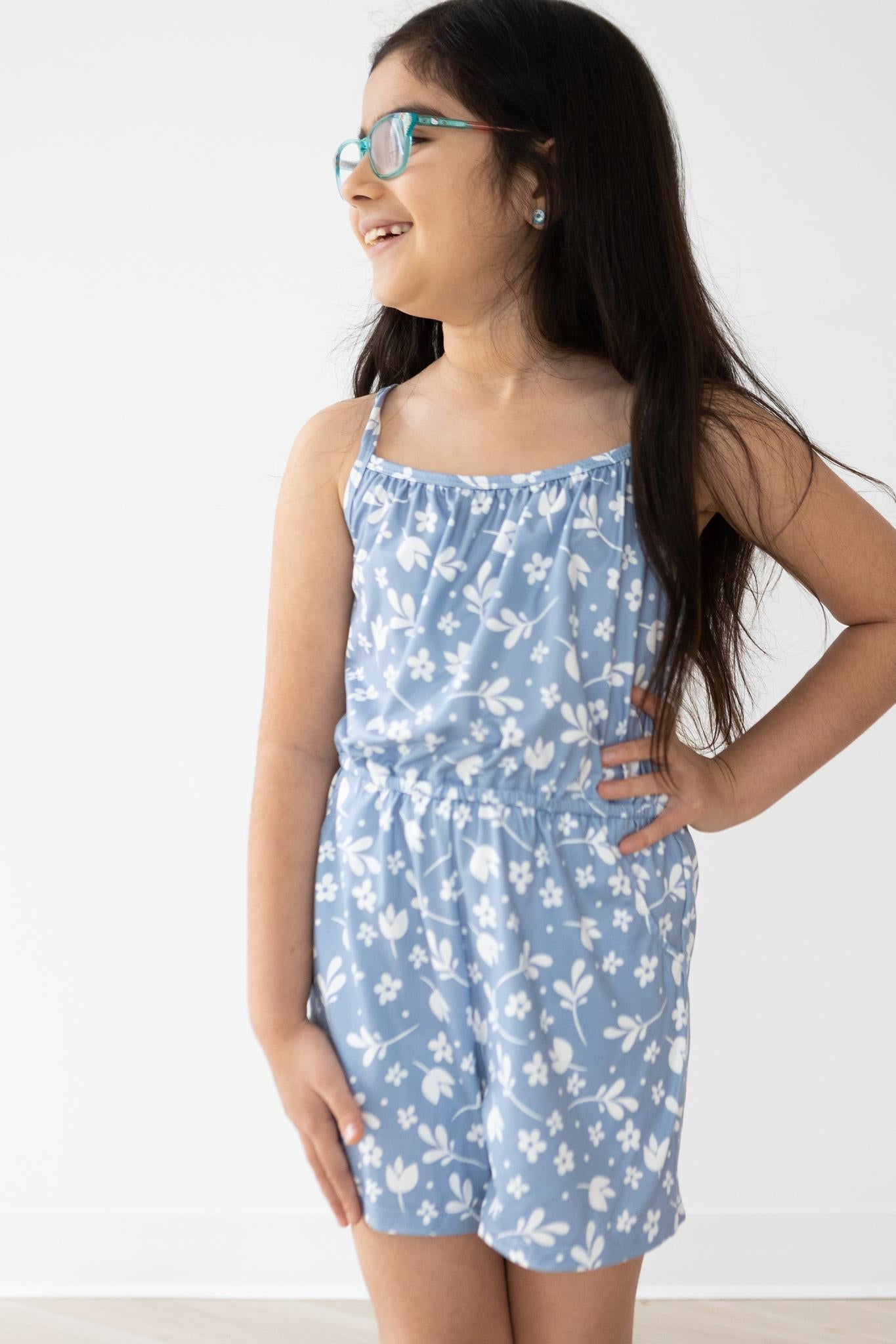 Mila & Rose Bluebell Strappy Play Romper