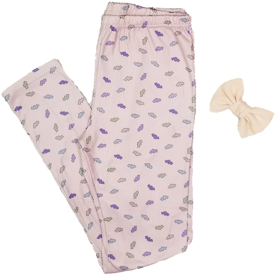 DotDotSmile Mauve-lous Bats Leggings