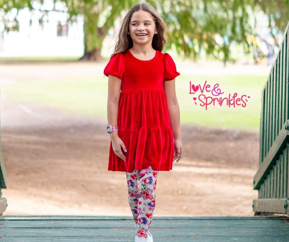 Love & Sprinkles Red Velvet Cupcake Tier Dress