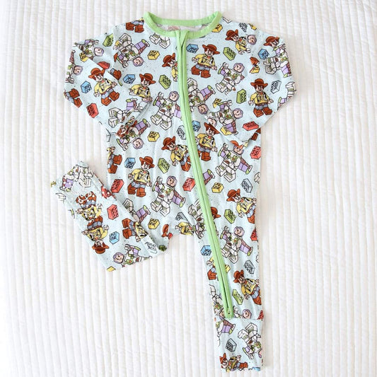 Little Snuggles Toy Box Bamboo Zippy Baby Romper