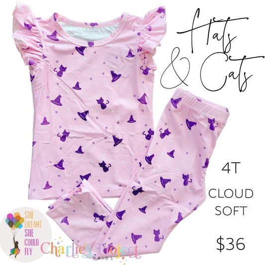 Charlie's Project Hats and Cats Cloud Soft Lounge Set