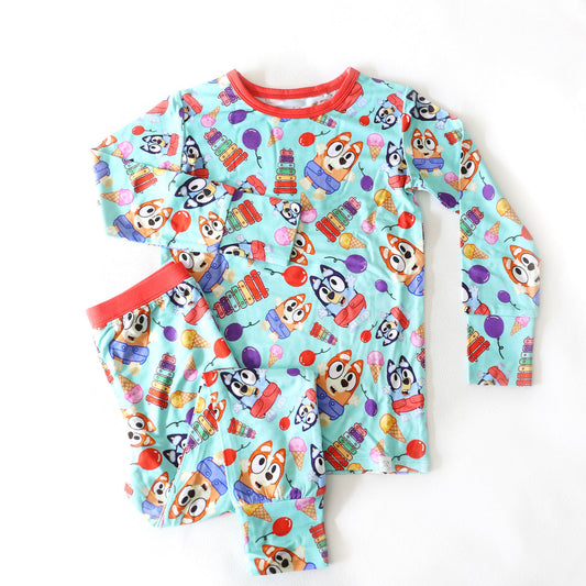 Little Snuggles Toy Pups Long-Sleeve Pajamas