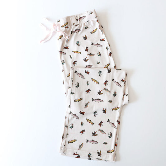 Little Snuggles Fly Fishin' Adult Lounge Pants