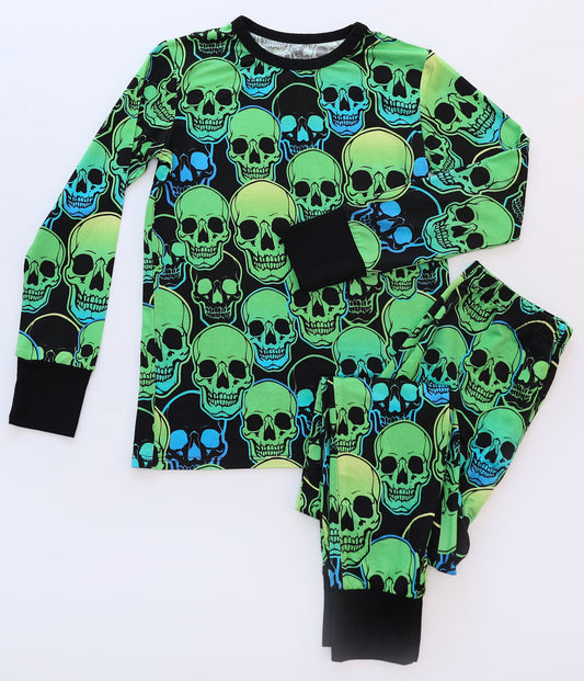 Little Snuggles Graveyard Long-Sleeve Pajamas