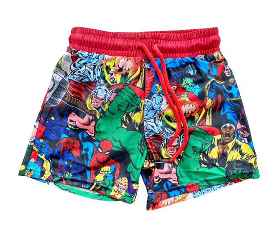 Super Hero Boys Swim Shorts