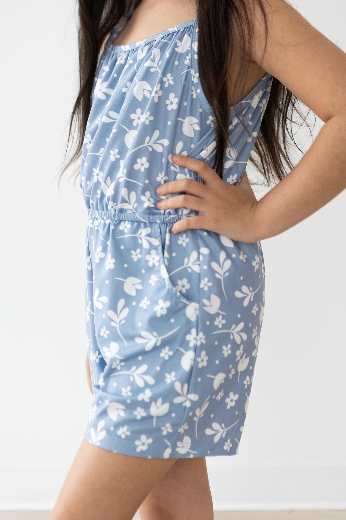 Mila & Rose Bluebell Strappy Play Romper