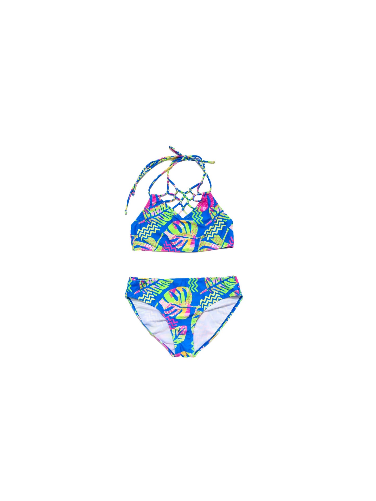 Iguana Palm Two Piece Swimsuit