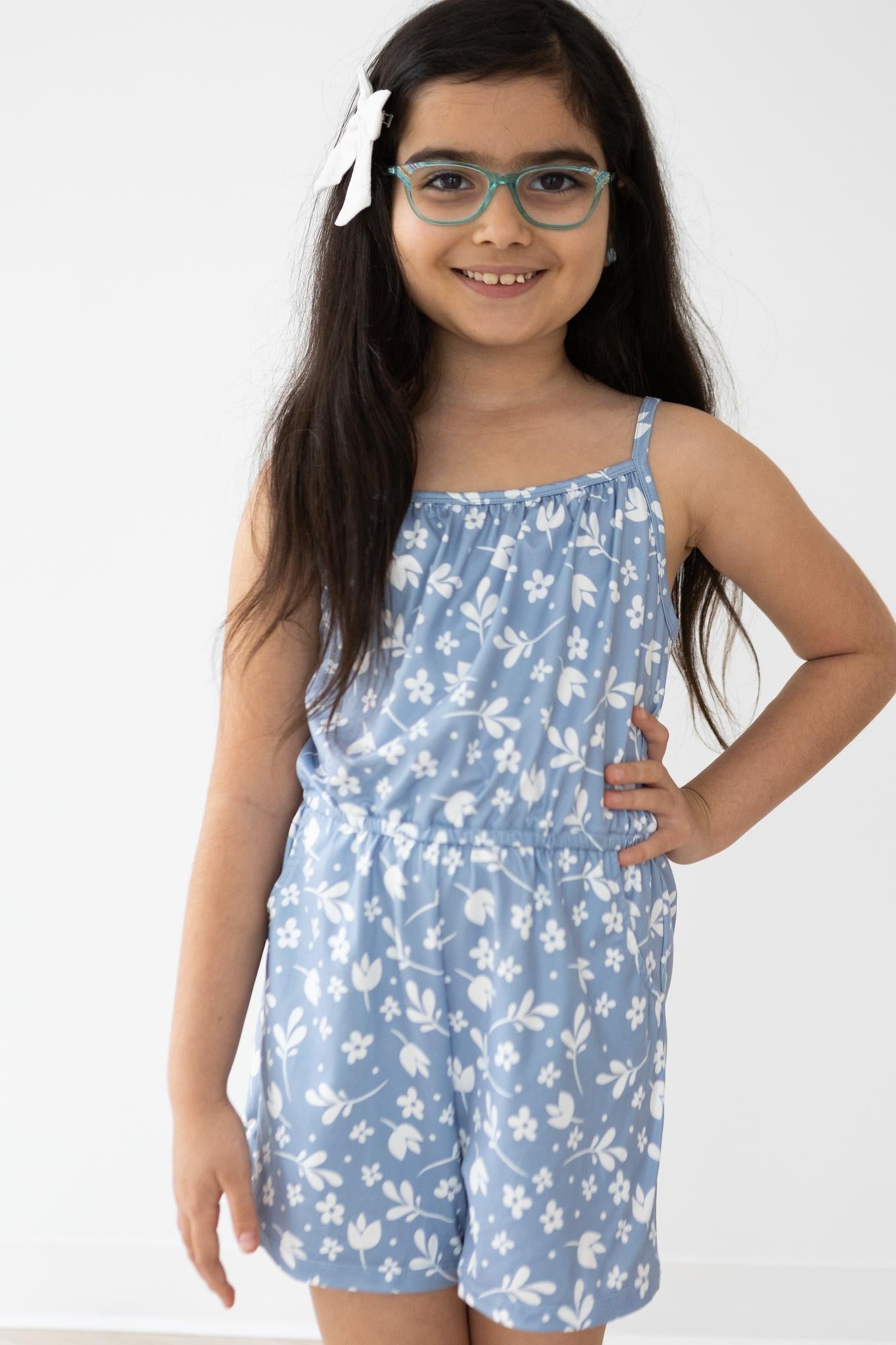 Mila & Rose Bluebell Strappy Play Romper