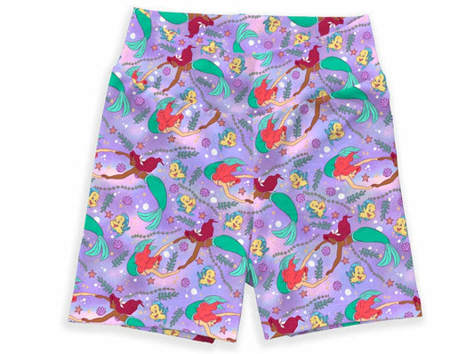 Mermaids Cloud Soft Fitted Shorts