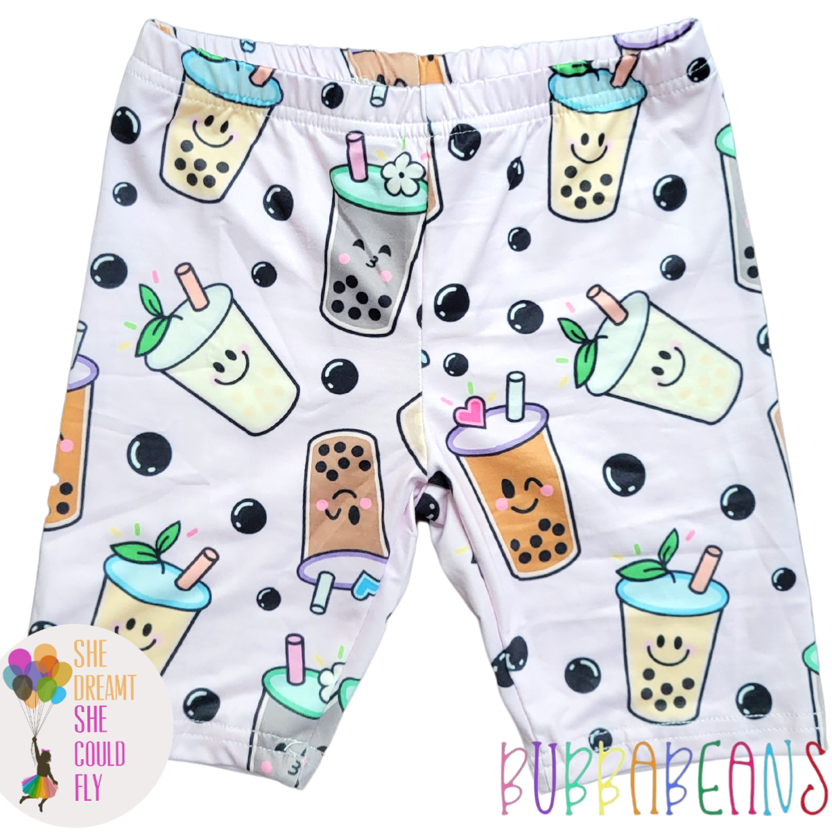 Bubbabeans Boba Buddies Kick Shorts