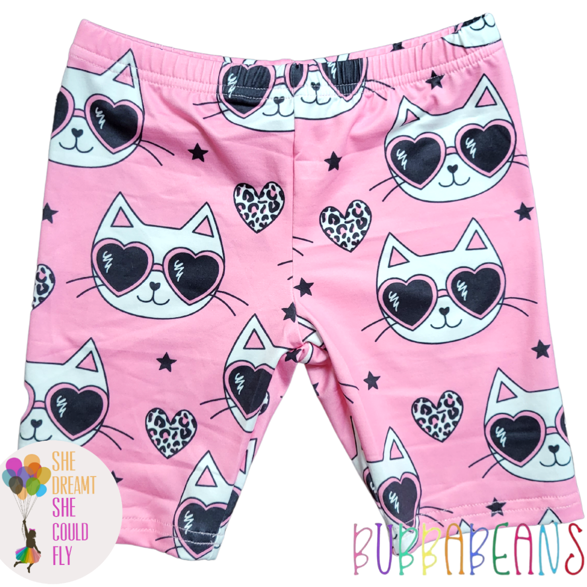 Bubbabeans Cool Cats Kick Shorts