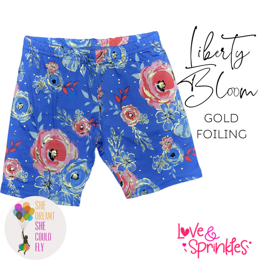 Love & Sprinkles Liberty Bloom Kick Shorts