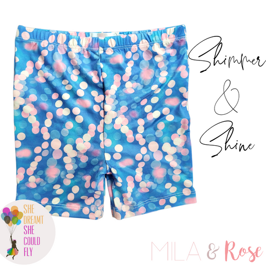 Mila & Rose Shimmer and Shine Twirl Shorts