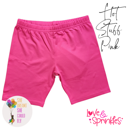 Love & Sprinkles Hot Stuff Pink Kick Shorts