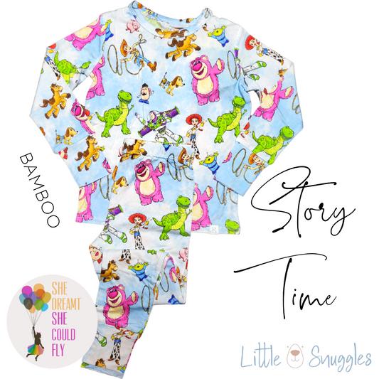 Little Snuggles Story Time Long-Sleeve Pajamas