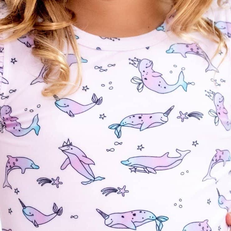 Charlie's Project Narwhals Flutter Pajamas