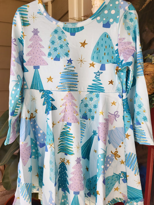 Blue Christmas Dress