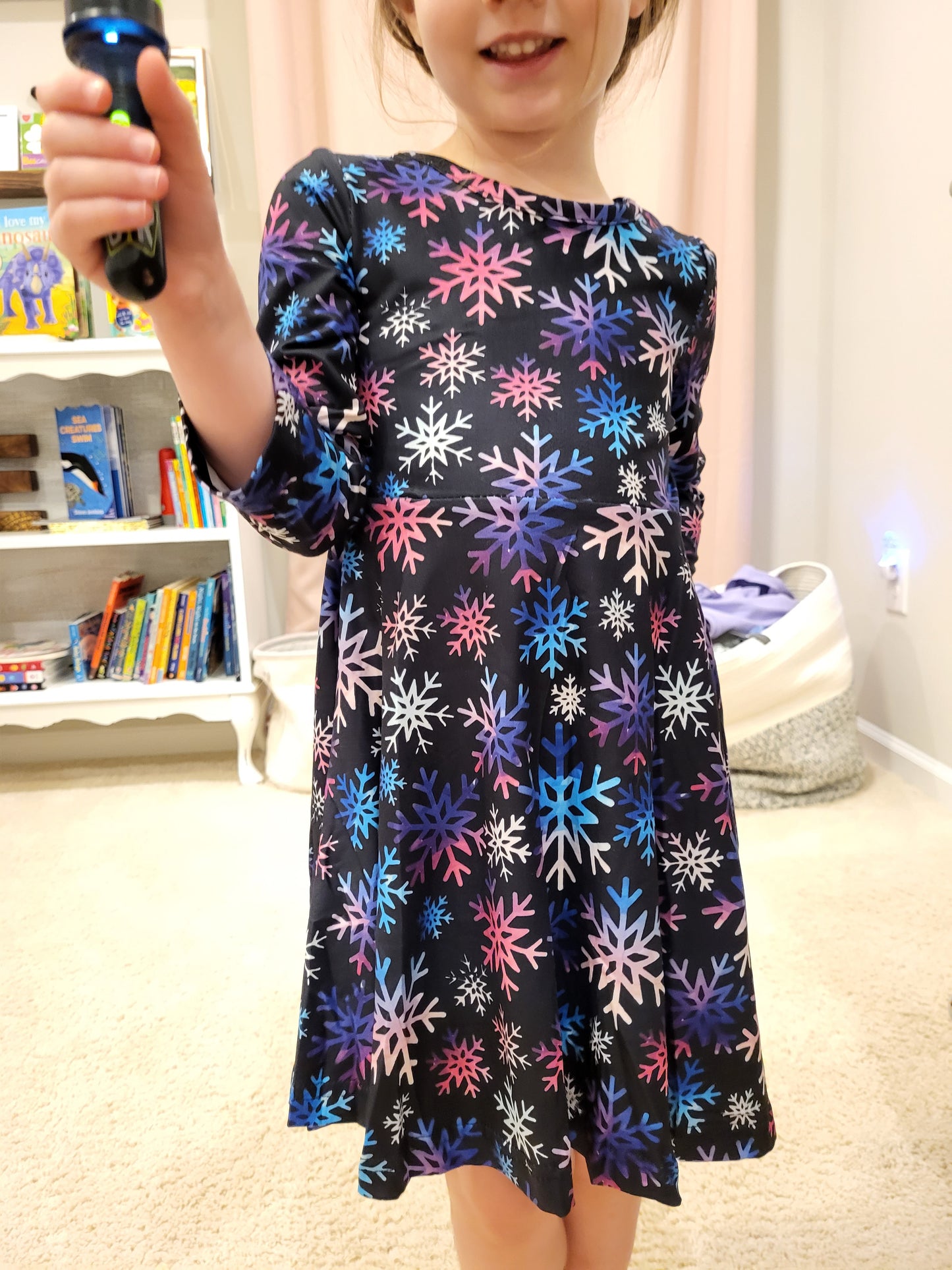 Colorful Snowflakes Dress