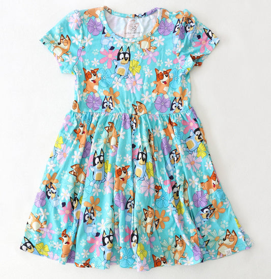 Little Snuggles Happy Hounds Bamboo Dress