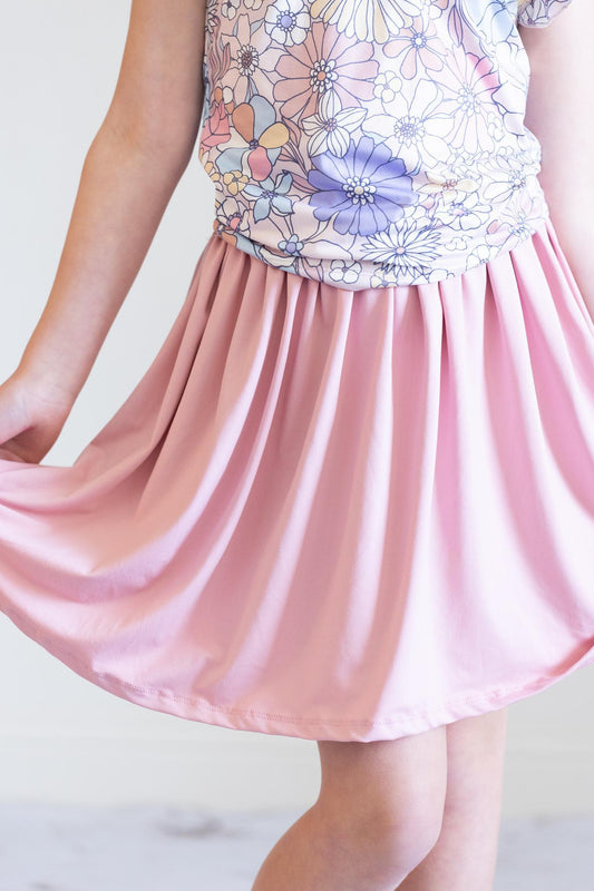 Mila & Rose Vintage Pink Twirl Skirt