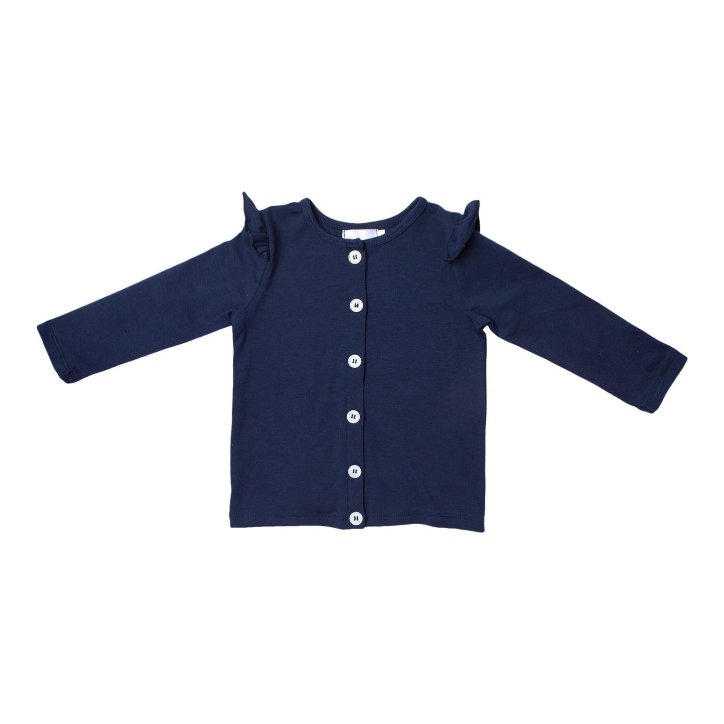 Mila & Rose Navy Ruffle Cardigan