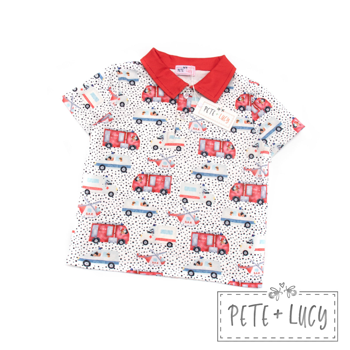 Pete + Lucy To the Rescue Boy's Shirt