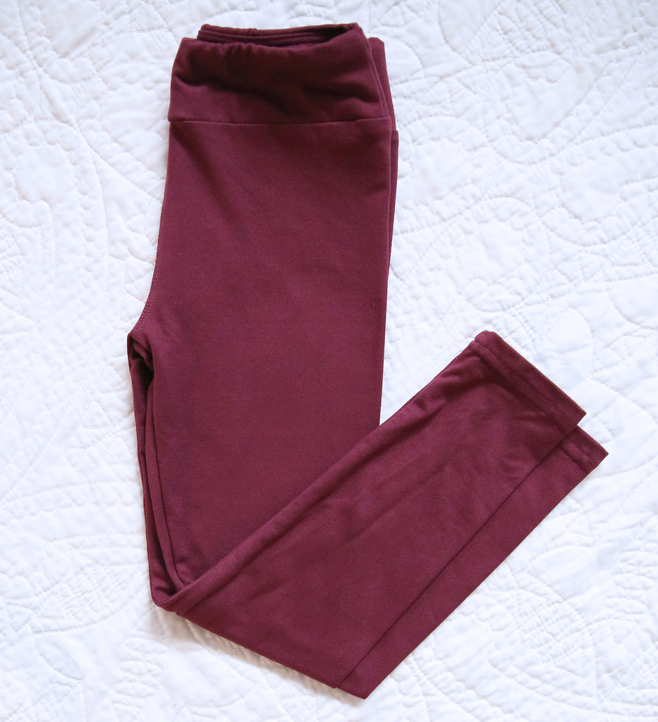 Charlie's Project Burgundy Leggings