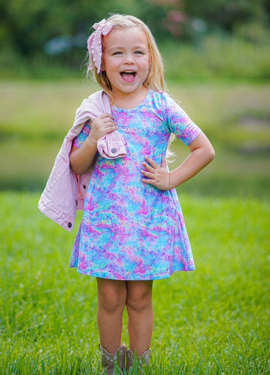 Charlie's Project Cotton Candy T-Shirt Dress