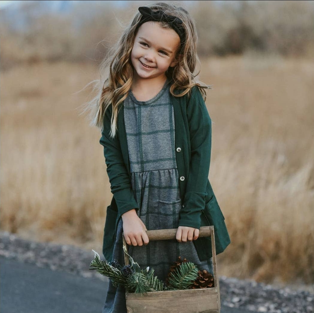 Hunter Green Cardigan