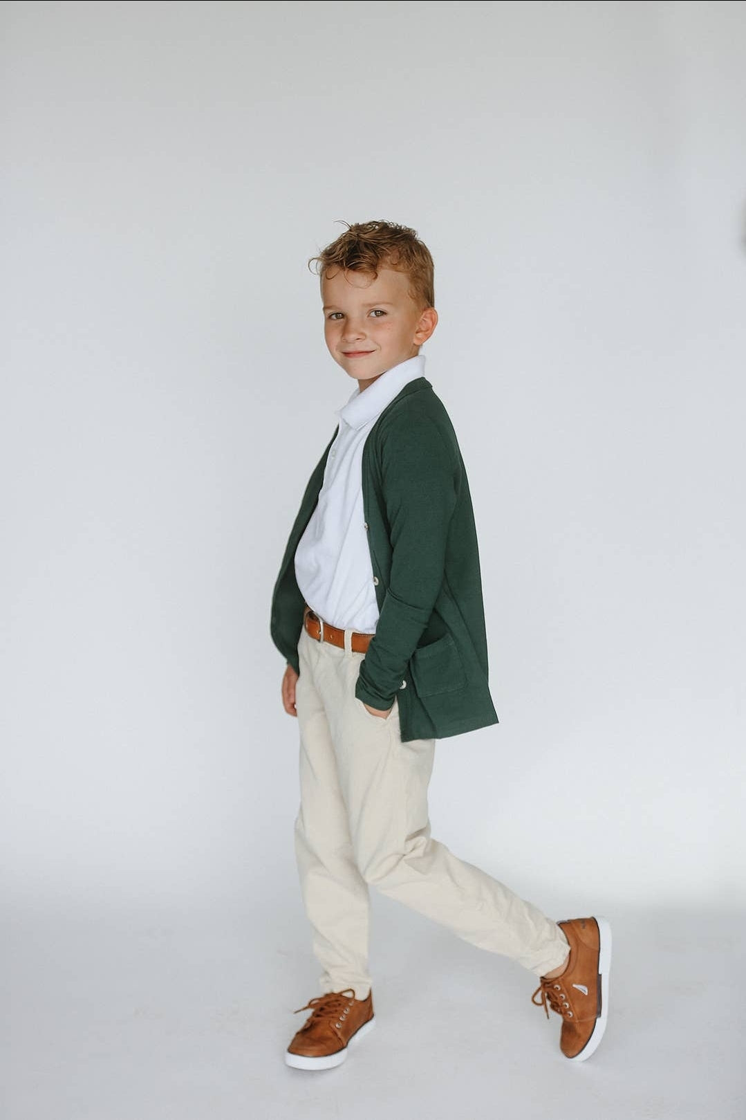 Hunter Green Cardigan