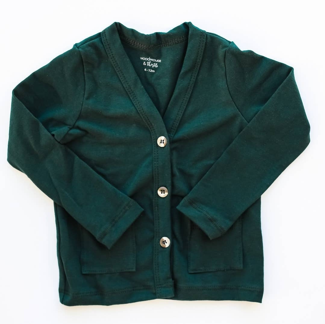 Hunter Green Cardigan