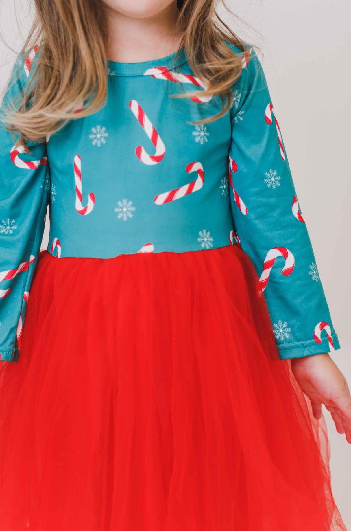 Mila & Rose Christmas Candy Tutu Dress