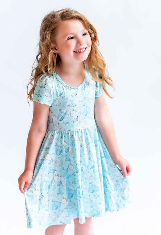 Charlie's Project Fairytale Princess Short Sleeve Hugs Twirl Dress