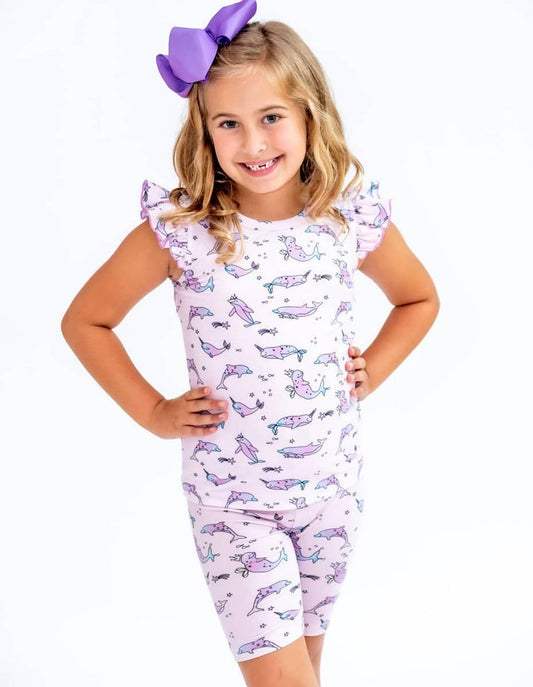 Charlie's Project Narwhals Flutter Pajamas