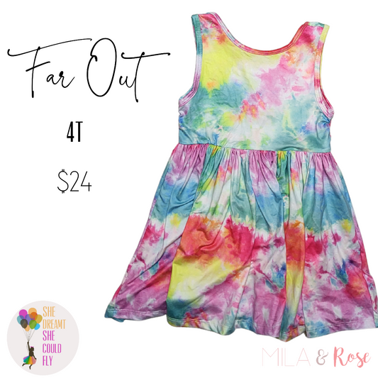 Mila & Rose Far Out Tank Twirl Dress