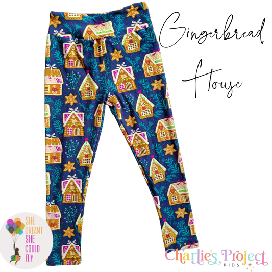 Charlie's Project Gingerbread House Leggings