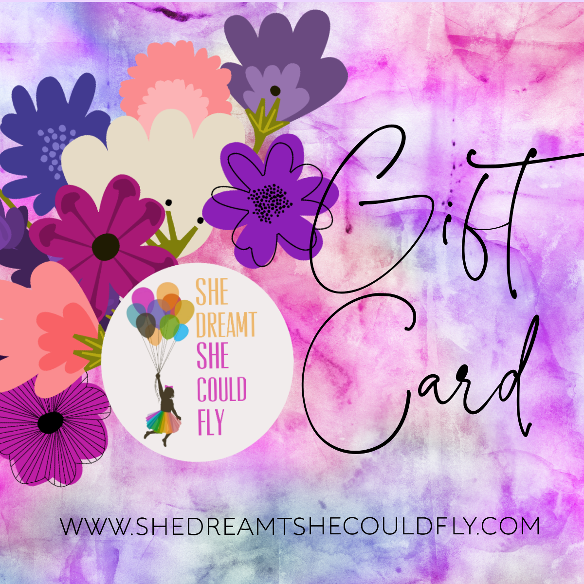 She Dreamt She Could Fly Gift Card