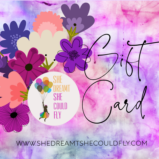 She Dreamt She Could Fly Gift Card